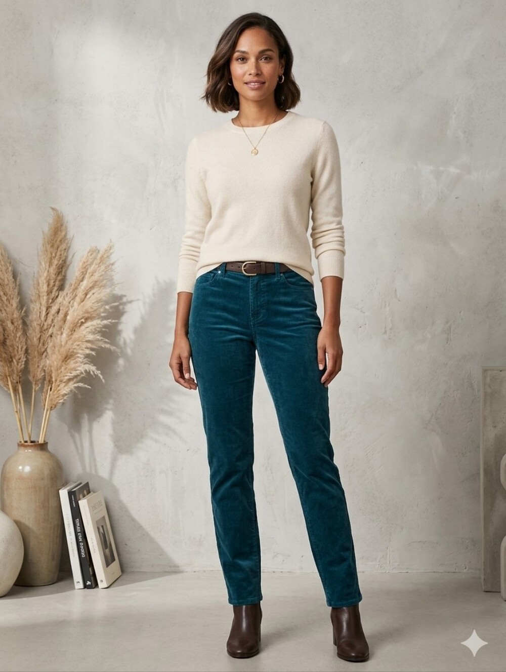 Isaac Mizrahi Teal Straight Leg Jeans